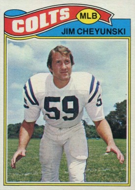 1977 Topps Jim Cheyunski #312 Football Card