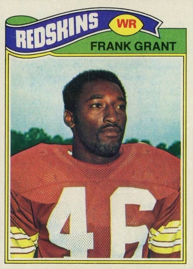 1977 Topps Frank Grant #289 Football Card