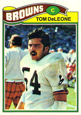 1977 Topps Tom DeLeone #283 Football Card