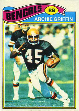 ARCHIE GRIFFIN  Cincinnati Bengals 1980 Wilson Throwback NFL