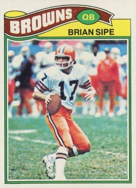 1977 Topps Brian Sipe #259 Football Card