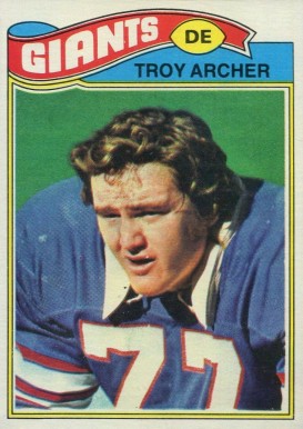 1977 Topps Troy Archer #258 Football Card