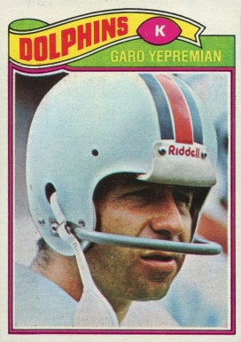 1977 Topps Garo Yepremian #255 Football Card