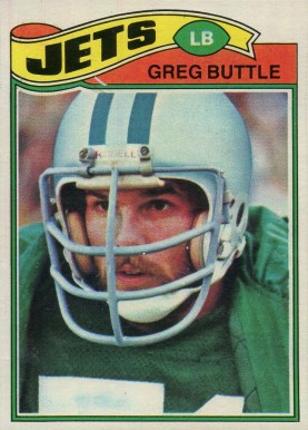 1977 Topps Greg Buttle #186 Football Card