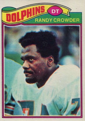 1977 Topps Randy Crowder #194 Football Card