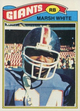 1977 Topps Marsh White #196 Football Card
