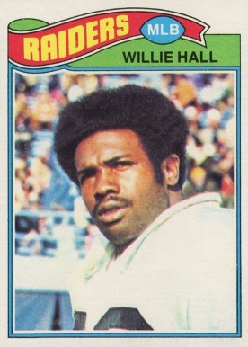 1977 Topps Willie Hall #198 Football Card