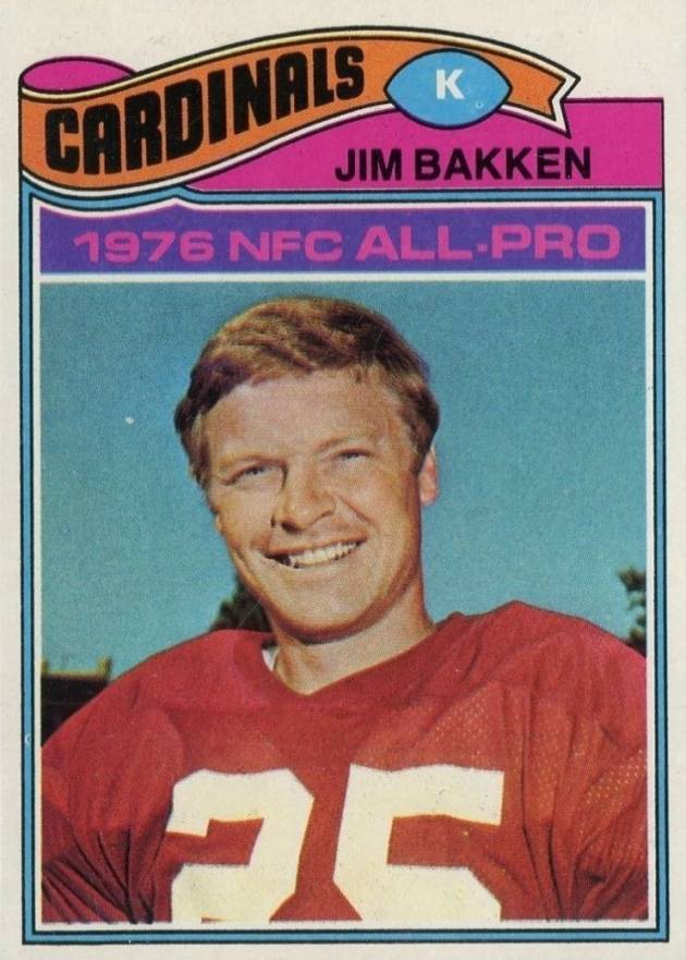 1977 Topps Jim Bakken #200 Football Card