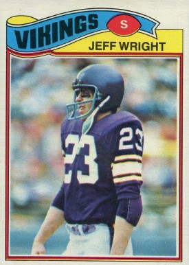 1977 Topps Jeff Wright #169 Football Card
