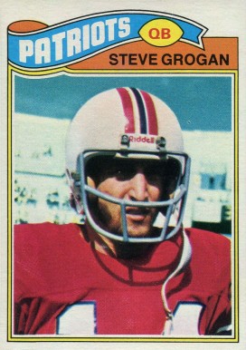 1977 Topps Steve Grogan #165 Football Card