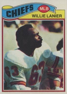 1977 Topps Willie Lanier #155 Football Card