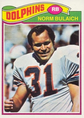 1977 Topps Norm Bulaich #134 Football Card