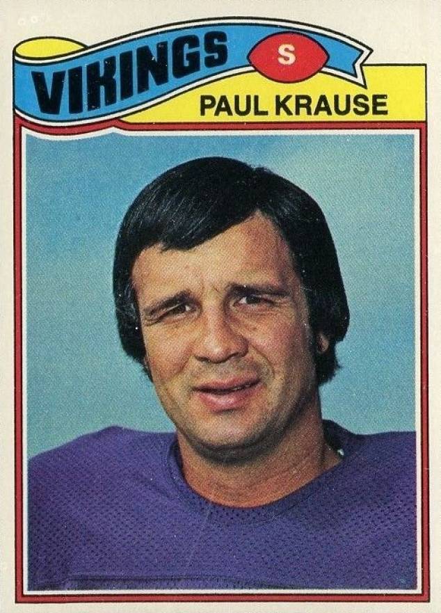 1977 Topps Paul Krause #125 Football Card