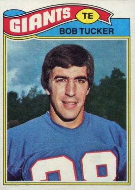 1977 Topps Bob Tucker #124 Football Card