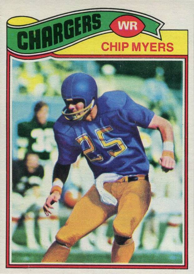 1977 Topps Chip Myers #109 Football Card