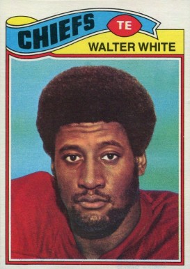 1977 Topps Walter White #107 Football Card