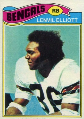 1977 Topps Lenvil Elliott #71 Football Card
