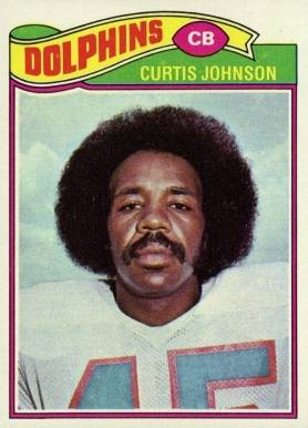1977 Topps Curtis Johnson #72 Football Card