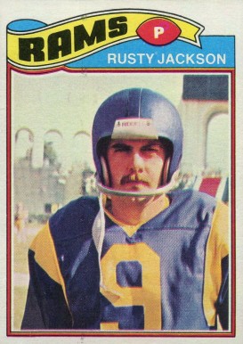 1977 Topps Rusty Jackson #42 Football Card