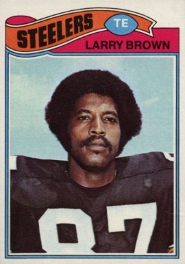 1977 Topps Larry Brown #51 Football Card