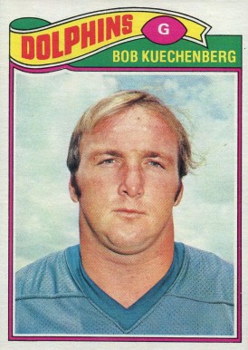 1977 Topps Bob Kuechenberg #33 Football Card