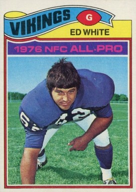 1977 Topps Ed White #30 Football Card