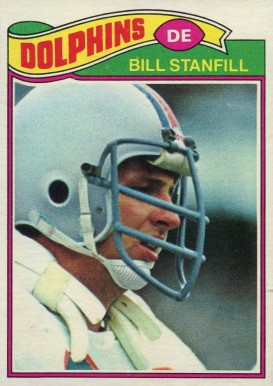 1977 Topps Bill Stanfill #16 Football Card