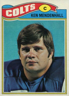 1977 Topps Ken Mendenhall #13 Football Card