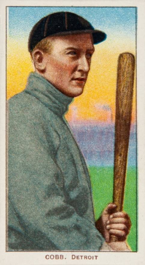1909 White Borders American Beauty No Frame  Cobb, Detroit #98 Baseball Card