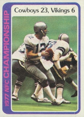 1978 Topps NFC Championship #166 Football Card
