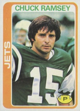 1978 Topps Chuck Ramsey #186 Football Card