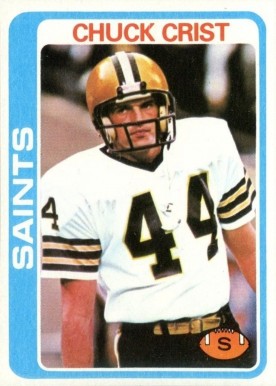 1978 Topps Chuck Crist #266 Football Card
