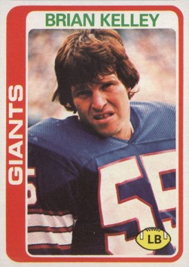 1978 Topps Brian Kelley #291 Football Card