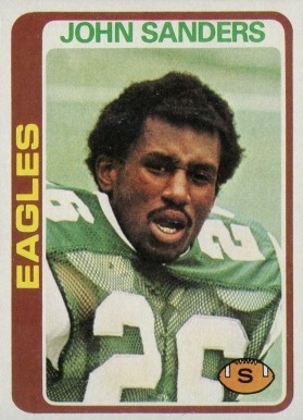 1978 Topps John Sanders #428 Football Card