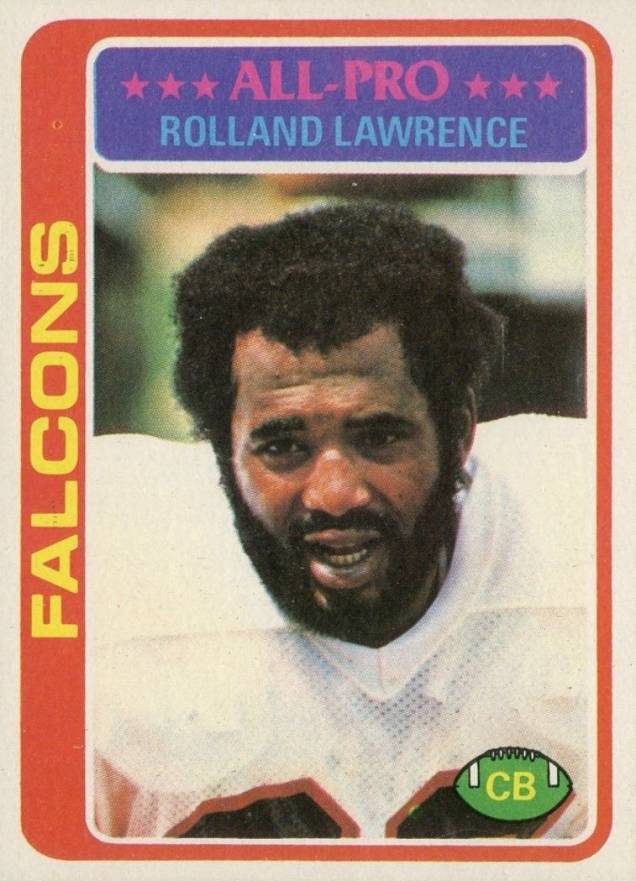 1978 Topps Rolland Lawrence #490 Football Card