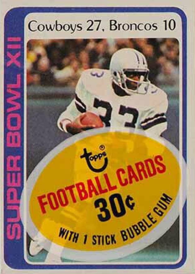 1978 Topps Cello Pack #CP Football Card