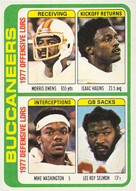 1978 Topps Buccaneers Team Leaders #527 Football Card