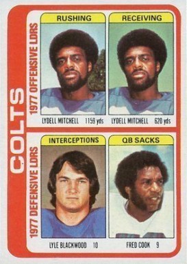 Lydell Mitchell 1977 Topps #370 Baltimore Colts/Penn State Nittany Lions 
