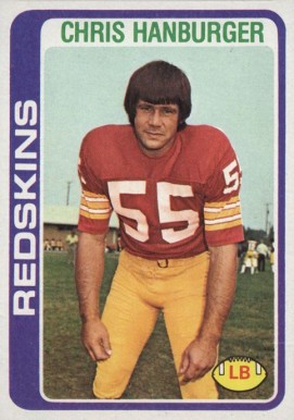 1978 Topps Chris Hanburger #495 Football Card