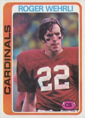 1978 Topps Roger Wehrli #464 Football Card