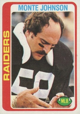 1978 Topps Monte Johnson #282 Football Card