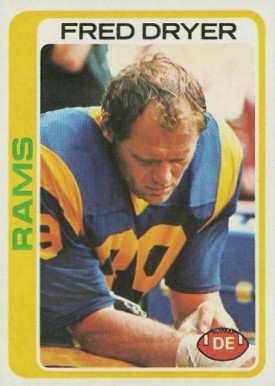1978 Topps Fred Dryer #366 Football Card
