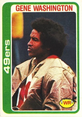 1978 Topps Gene Washington #403 Football Card