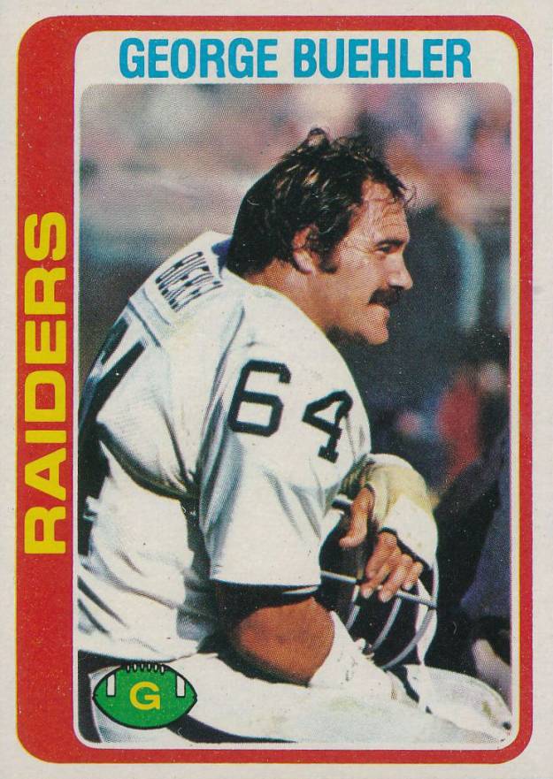 1978 Topps George Buehler #392 Football Card