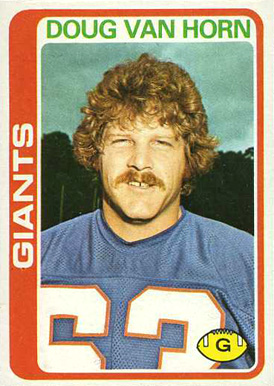 1978 Topps Doug Van Horn #372 Football Card