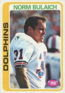 1978 Topps Norm Bulaich #368 Football Card
