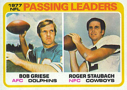 1978 Topps Passing Leaders #331 Football Card