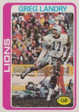1978 Topps Greg Landry #316 Football Card