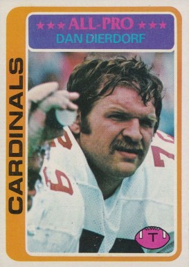 1978 Topps Dan Dierdorf #310 Football Card