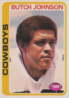1978 Topps Butch Johnson #252 Football Card